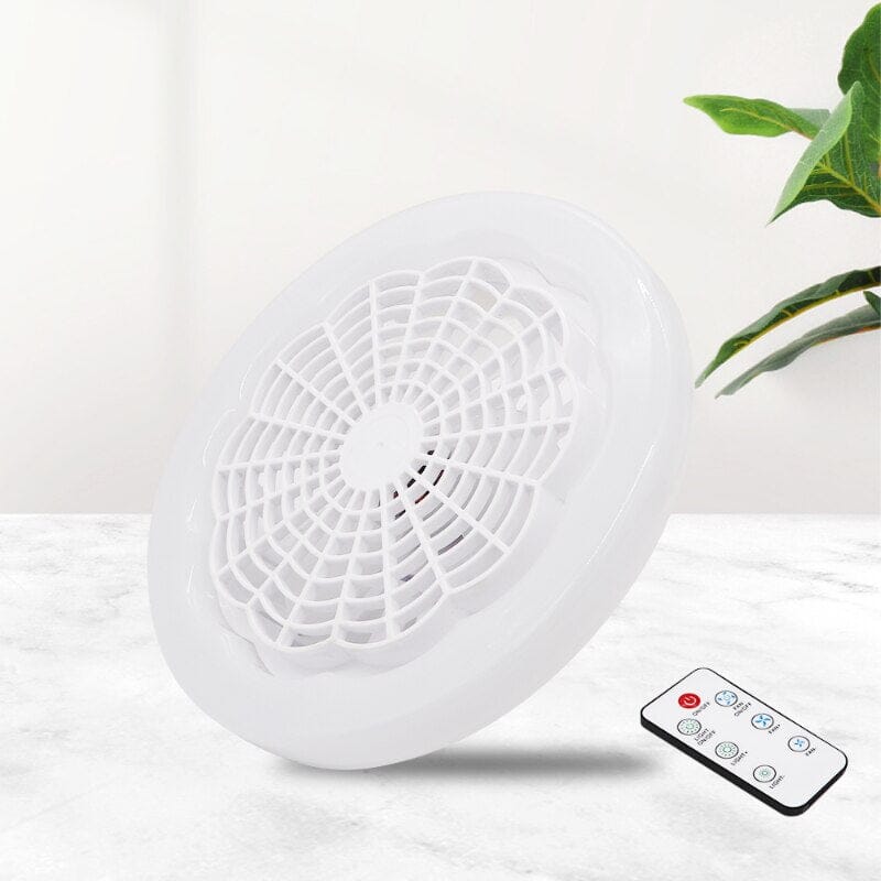 Luminária Led Com Ventilador 2 em 1 | Controle Remoto Incluso
