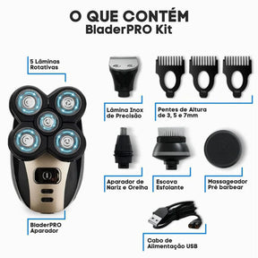 Barbeador e Aparador Elétrico 5 em 1 à Prova d' Água - Ultra Shaver