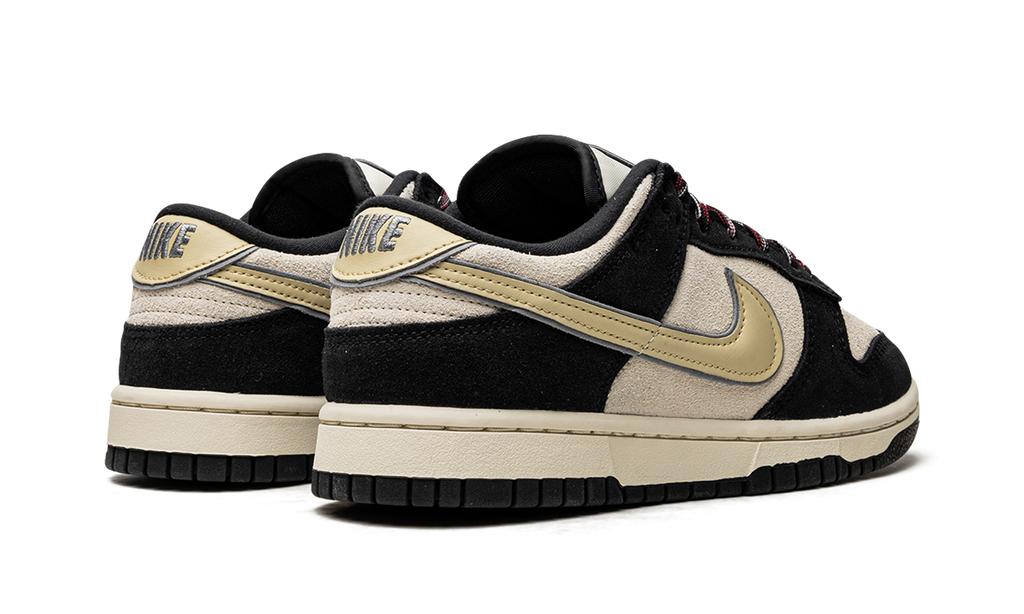 Nike Dunk Low LX Black Suede Team Gold