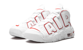 Nike Air More Uptempo White Varsity Red Outline