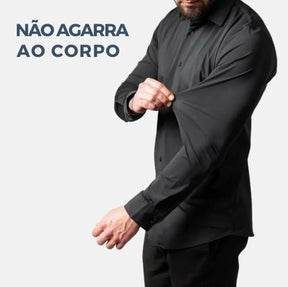 Camisa Social Masculina Anti Amassado - Ultra Comfort (Compre 1 Leve 2)
