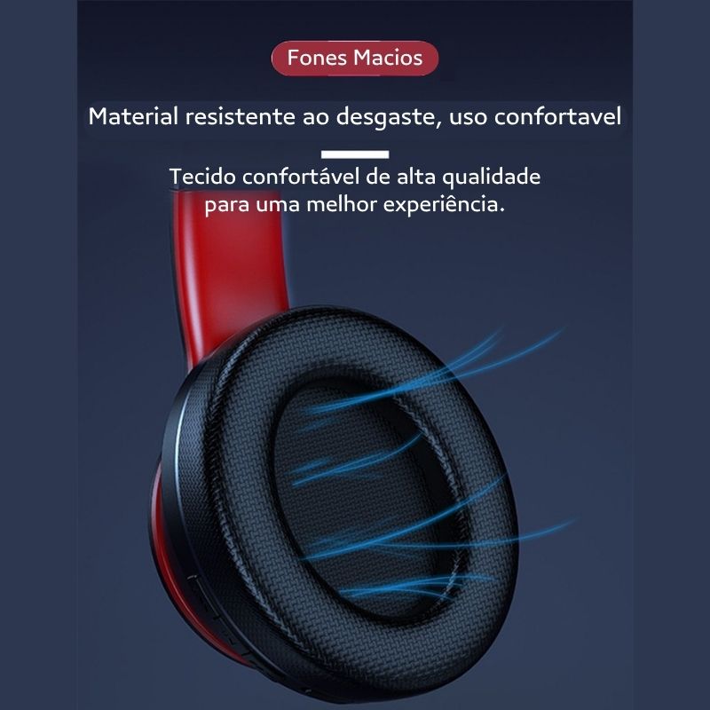 Headphone Bluetooth Dobrável HD200