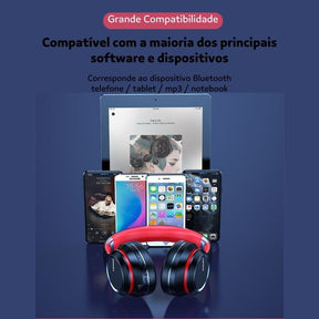 Headphone Bluetooth Dobrável HD200