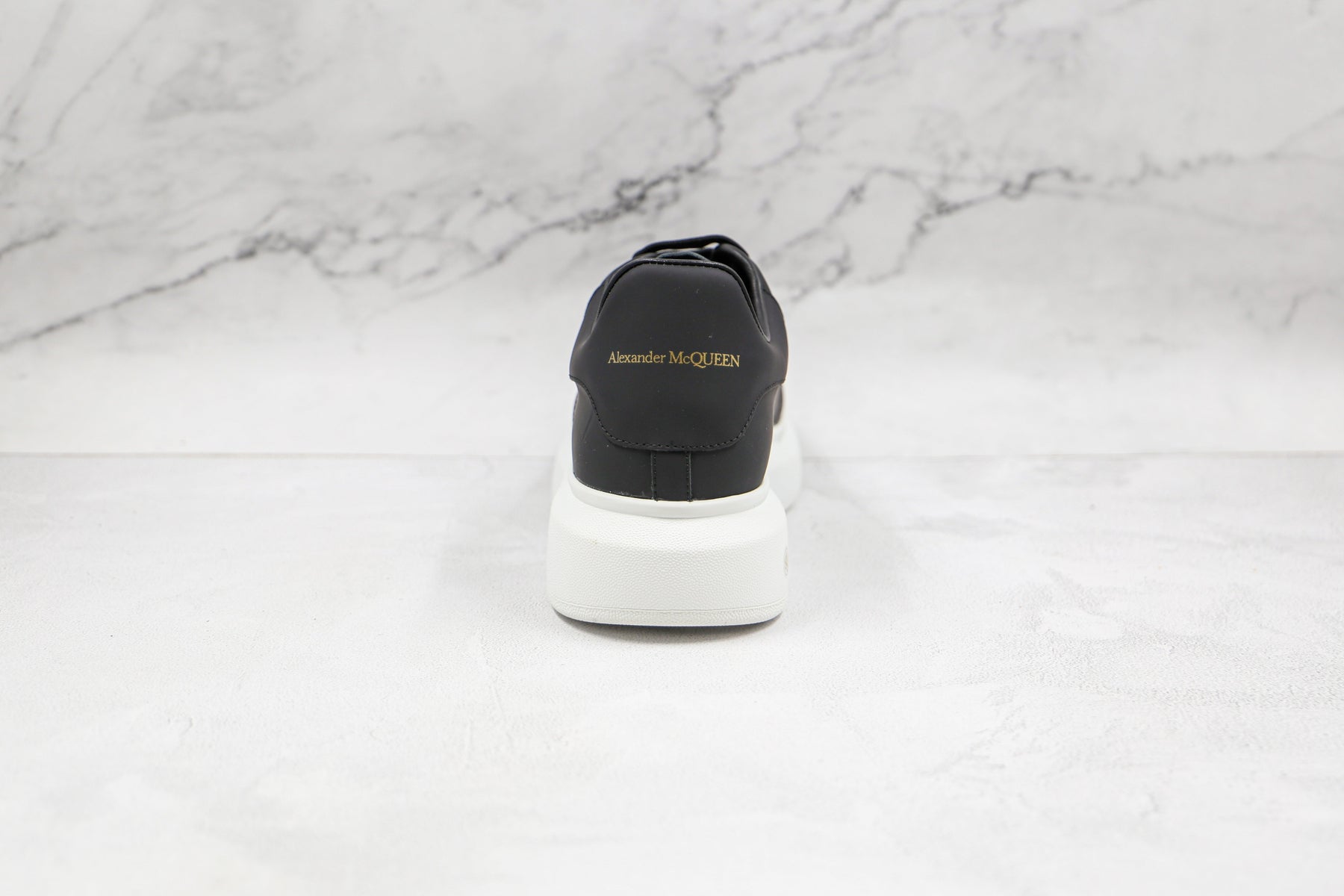 Alexander Mcqueen Oversized Black White Sole