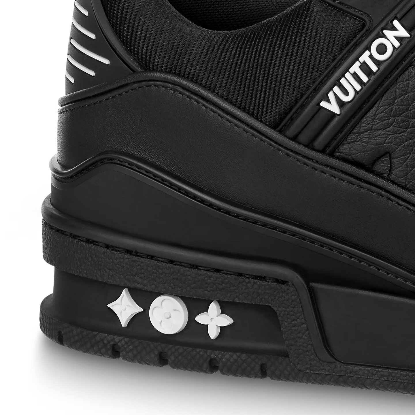 Louis Vuitton Trainer Black Embossed Monogram