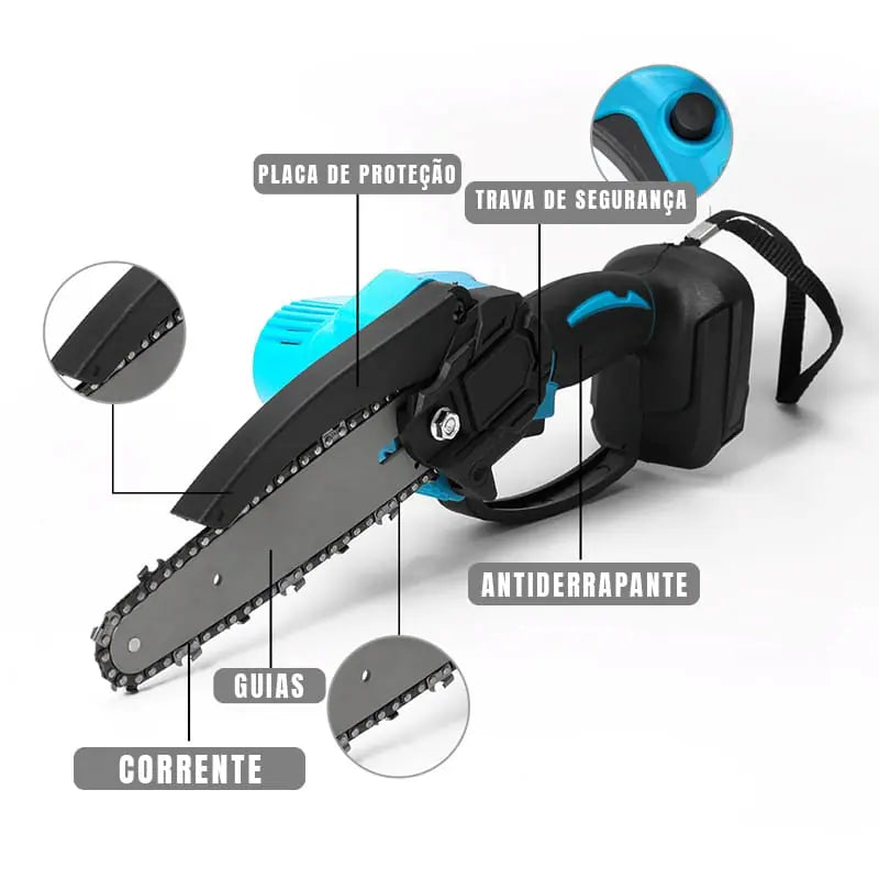 Motosserra Elétrica Portátil - CorteMax