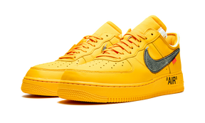 Nike Air force 1 Low Off White University Gold Metallic Silver