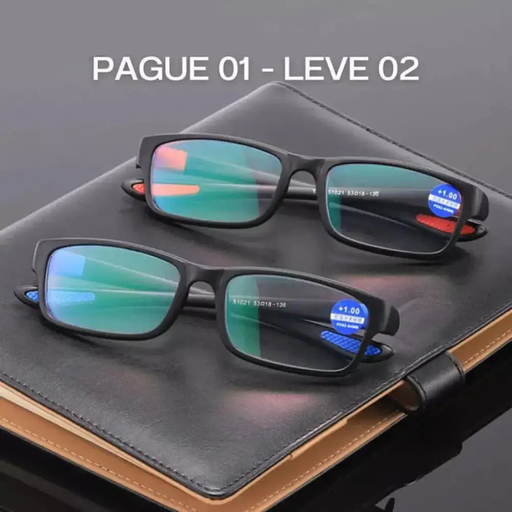 Óculos Inteligente Anti Luz Azul - Compre 01 Leve 2