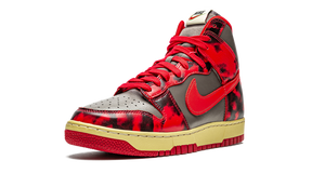 Nike Dunk High Red Acid Wash