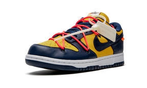 Nike Dunk Low Off White University Gold Mindnight Navy