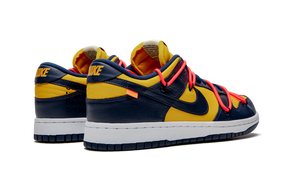 Nike Dunk Low Off White University Gold Mindnight Navy