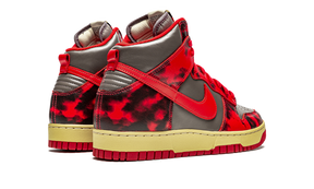 Nike Dunk High Red Acid Wash